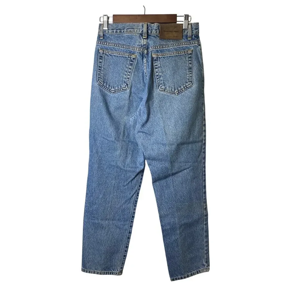 Vintage Calvin Klein Women's Double Stone Washed High-Rise Jeans Size 10